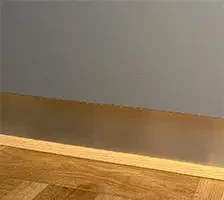 Sokkelfront i stållaminat 1mm