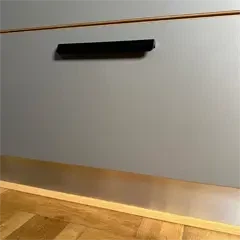 Sokkelfront i stållaminat 650mm x H: 251-300mm