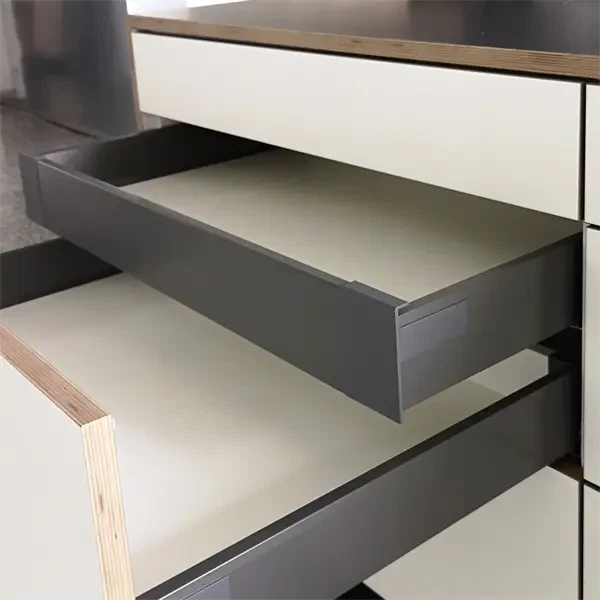 TANDEMBOX A-DESIGN antracit lav bakke efter mål - trinløs bredde 25-120cm - dybde 27/35/40/45/50/55cm