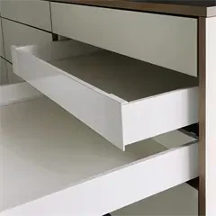 TANDEMBOX A-DESIGN hvid lav bakke efter mål - trinløs bredde 25-120cm - dybde 27/35/40/45/50/55cm