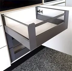 TANDEMBOX A-DESIGN antracit høj bakke efter mål - trinløs bredde 25-120cm - dybde 27/35/40/45/50/55cm