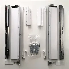 TANDEMBOX A-DESIGN hvid høj skuffesæt uden plader - dybde 27/35/40/45/50/55cm