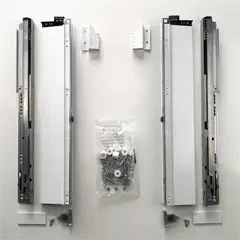 TANDEMBOX A-DESIGN hvid lav skuffesæt uden plader - dybde 27/35/40/45/50/55cm