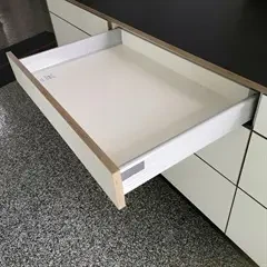 Tandembox skuffe efter mål - lav højde - bredde 25-120cm og dybde 27-55cm