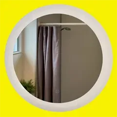 Loevschall VEGA ROUND spejl med LED lys ø60/80/100cm