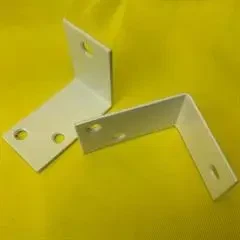 Metalvinkel hvid 55x45x2 mm - 2stk. Super Kvalitet.